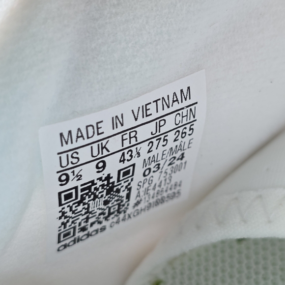 Adidas Adizero Electric American Football Cleats White Mens Size 9.5 IE4413 New - Picture 13 of 13